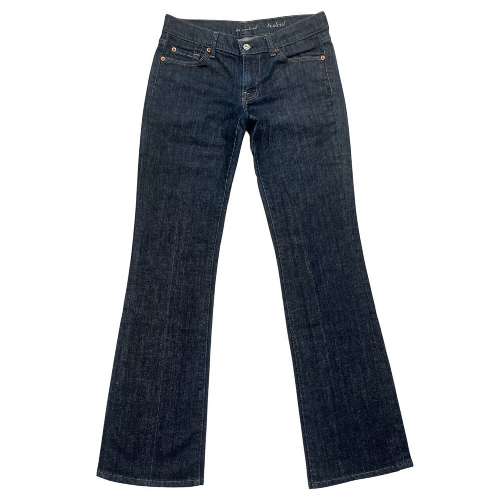 7 For All Mankind Jeans Women’s 29 Dark Wash Stretch Boot Cut USA Made
